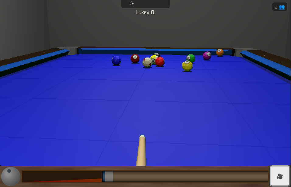 Long table perspective showing full table layout